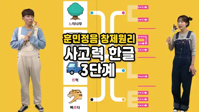훈민정음 창제원리 사고력 한글 3단계